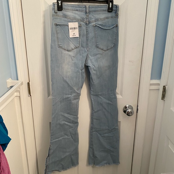 Light Denim Flare Jeans - Picture 2 of 4